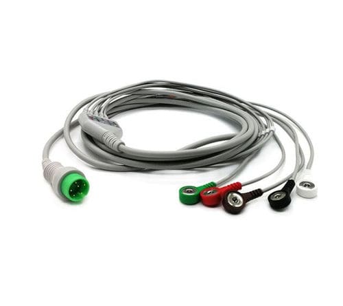 四线式心电图电缆 - EC203SA-229 - Shenzhen Redy-Med Technology Co.,Ltd - 5 线式