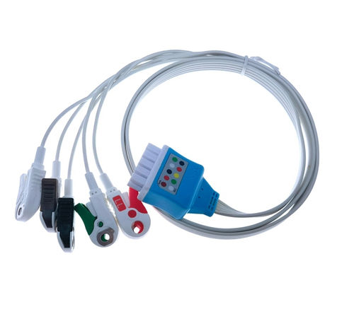 四线式心电图电缆 - EL103SA-MQ1 - Shenzhen Redy-Med Technology Co.,Ltd - 5 线式