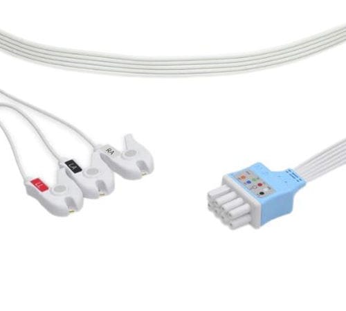 四线式心电图电缆 - EL103SA-NK1 - Shenzhen Redy-Med Technology Co.,Ltd - 6线