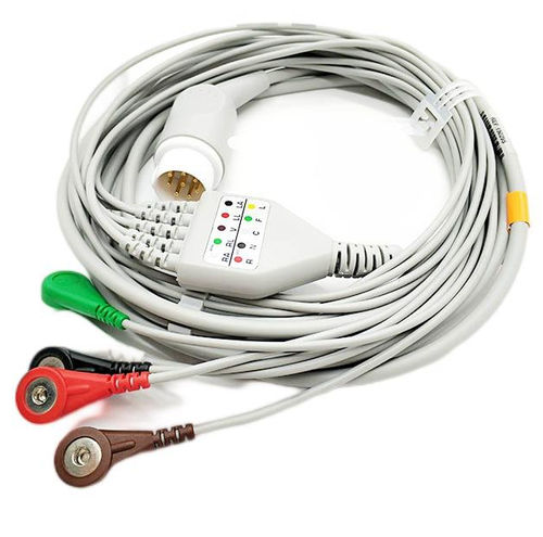 四线式心电图电缆 - EC203SA-029 - Shenzhen Redy-Med Technology Co.,Ltd - 5 线式