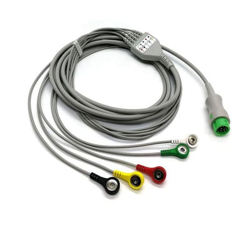 四线式心电图电缆 - EC203SA-012 - Shenzhen Redy-Med Technology Co.,Ltd - 5 线式