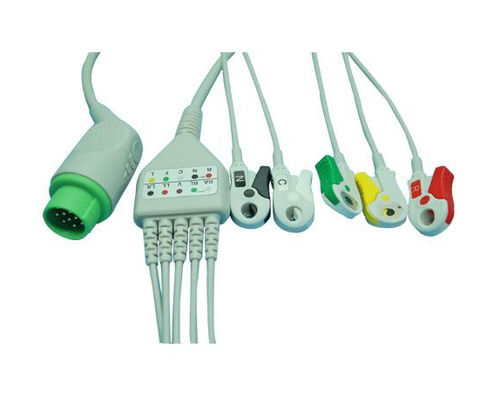 四线式心电图电缆 - EC203SA-022R - Shenzhen Redy-Med Technology Co.,Ltd - 5 线式