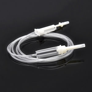 聚氯乙烯输液器 - REF- IV-24 - Anhui JN Medical Device - 带Y型连接器 / 配有不含乳胶的部件