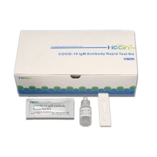 COVID-19新冠病毒快速诊断套装 - hecin-scientific - IgG免疫球蛋白G / 免疫球蛋白M / SARS-COV-2