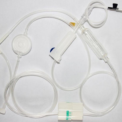 聚氯乙烯输液器 - Jiangxi Qiaomin Medical Appliance - 带滴水室 / 带Y型连接器 / 带龙头阀