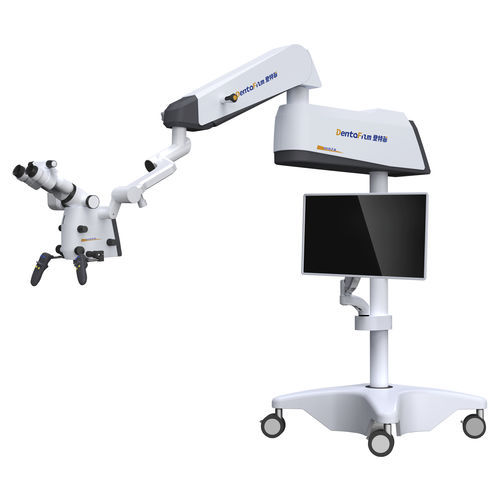 牙科手术显微镜 - VISTA - Hefei DentaFlim Medical Equipment - 带滑轮