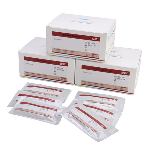 心肌梗死快速诊断检测 - Shenzhen kangshengbao Biotechnology Co., Ltd. - h-FABP / 血清 / 等离子