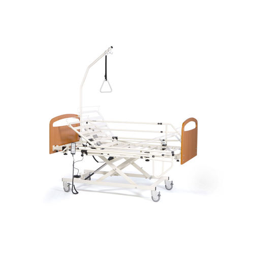 医用病床 - Pratic - Vermeiren Medical Equipment - 疗养院 / 手动 / 带滑轮