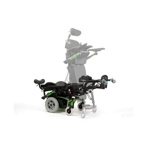 电动轮椅 - Forest3 SU - Vermeiren Medical Equipment - 户外 / 站立式 / 黑色