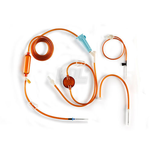 聚氯乙烯输液器 - Zhejiang Kindly Medical Devices - 聚氨酯 / 带滴水室 / 带Y型连接器