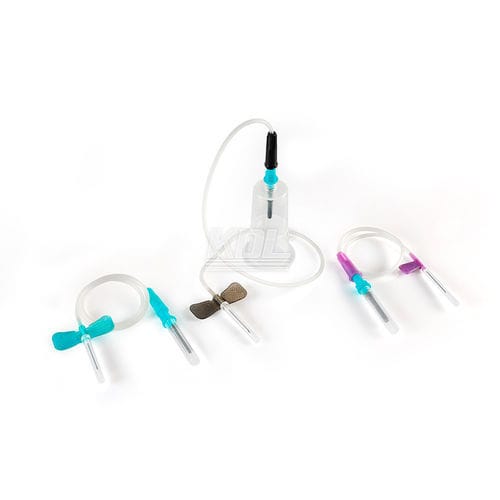 采血用针头 - Zhejiang Kindly Medical Devices - 带叶片 / 22G / 21G