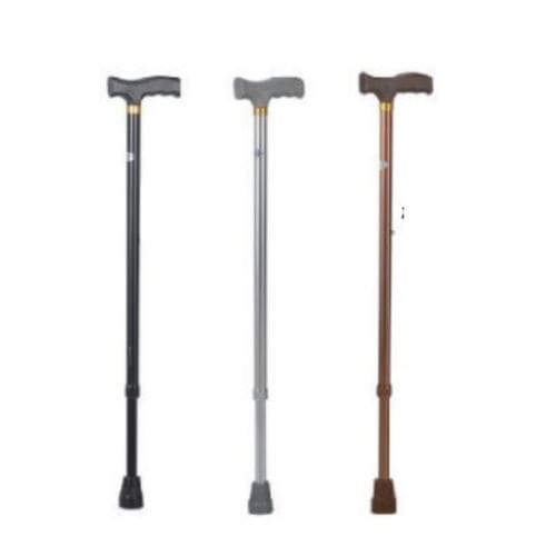 丁字把手行走拐杖 - KR9206L - Zhenjiang Kangrui Rehabilitation Equipment Co., Ltd. - 可调高度