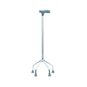 丁字把手行走拐杖 - KR922 - Zhenjiang Kangrui Rehabilitation Equipment Co., Ltd. - 四脚 / 可调高度