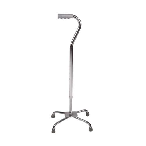偏置把手行走拐杖 - KR921 - Zhenjiang Kangrui Rehabilitation Equipment Co., Ltd. - 四脚 / 可调高度 / 防滑