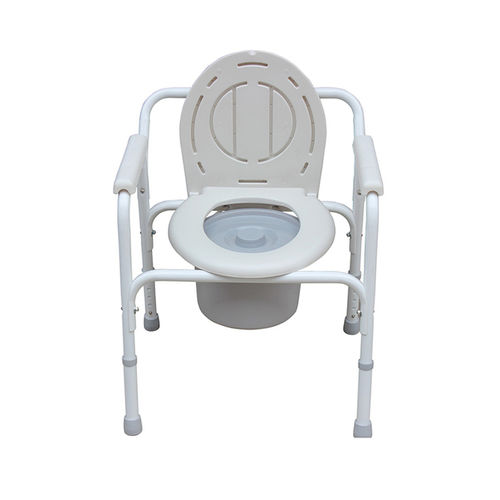 带扶手淋浴椅 - KR810 - Zhenjiang Kangrui Rehabilitation Equipment Co., Ltd. - 带便孔 / 带桶 / 带椅背