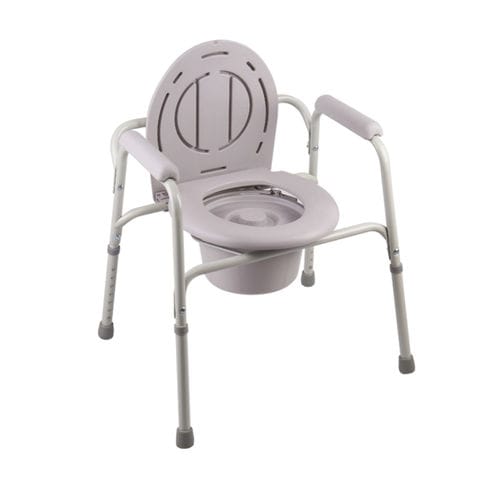 带扶手淋浴椅 - KR8101 - Zhenjiang Kangrui Rehabilitation Equipment Co., Ltd. - 带便孔 / 带桶 / 带椅背
