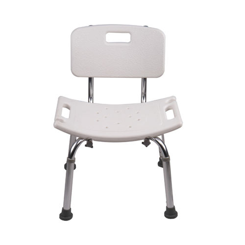 带椅背浴室座椅 - KR7986L - Zhenjiang Kangrui Rehabilitation Equipment Co., Ltd. - 可调高度