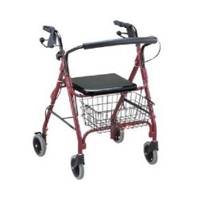 4轮助行车 - KR966LH-6 - Zhenjiang Kangrui Rehabilitation Equipment Co., Ltd. - 铝质边框 / 带座椅 / 带篮子