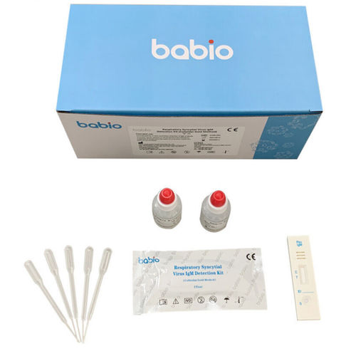 呼吸道疾病快速诊断套装 - Jinan Babio Biotech - 免疫球蛋白M / 呼吸道融合病毒 / 血清
