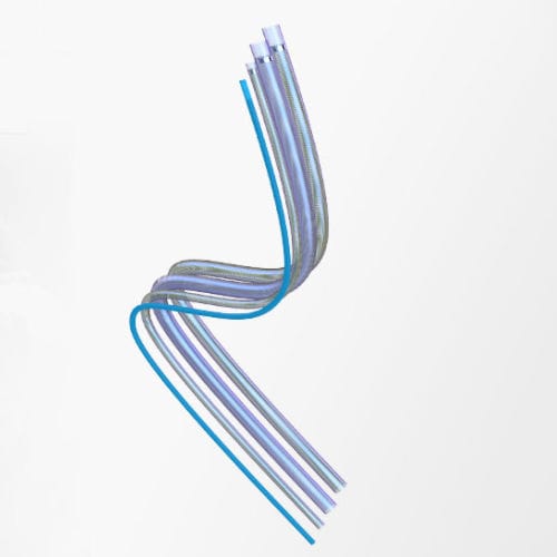 血管造影软膏 - Princeton Medical Scientific - PTFE / 不锈钢 / 直线型