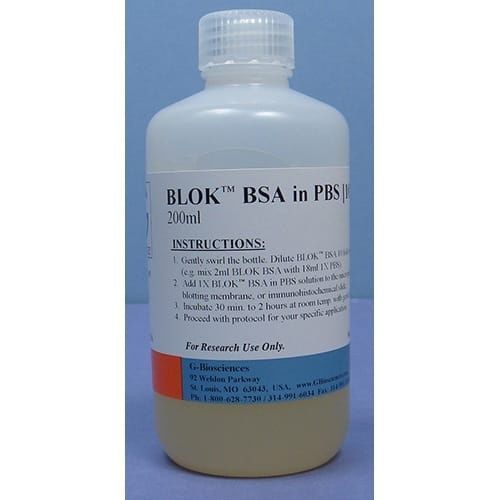 溶液试剂 - BLOK™ - G-BIOSCIENCES - 牛血清白蛋白 / 用于免疫组织化学 / 蛋白质