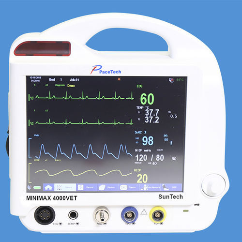 便携式病人监护仪 - MINIMAX 4000VET - Pace tech Medical - ECG / RESP / TEMP