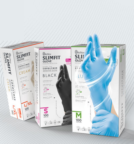 共聚物材质手套 - SLİMFİT  - Reflex - 不含乳胶 / 清洗 / L
