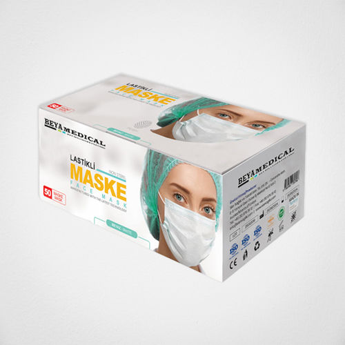 聚丙烯手术口罩 - BEYA Medical - 无玻璃纤维 / 成人 / 50个每盒