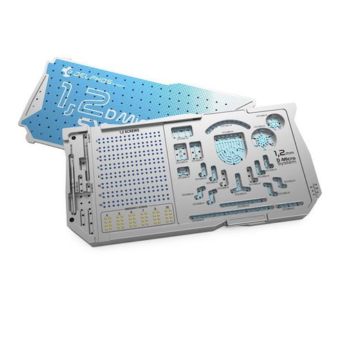 颅颌面手术器械套件 - System D Micro S - for 1,2mm plating system - Delphos Implants