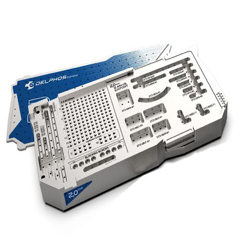 正颌外科器械套件 - System D Mini S 2,0mm - Delphos Implants