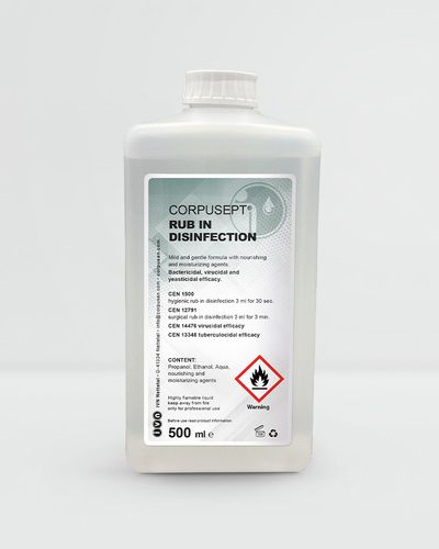 身体卫生抗菌剂 - CORPUSEPT® - IVN Nettetal & Unigema - 液体 / 500毫升 / 醇基