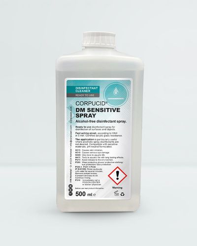 医用家具抗菌剂 - CORPUCID® DM Sensitive - IVN Nettetal & Unigema - 用于地板和表面 / 液体 / 500毫升
