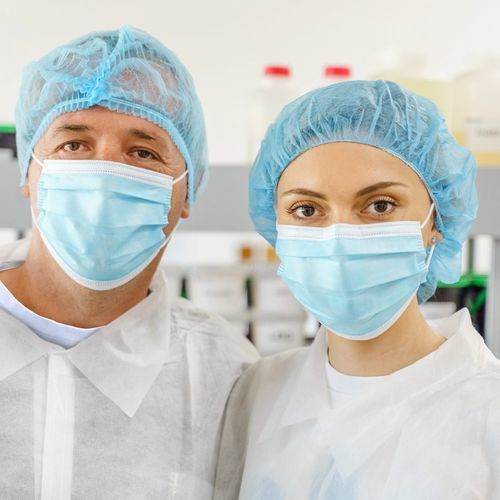 圆医用帽 - MOBCAP14B - Medegen Medical Products - 聚丙烯 / 一次性