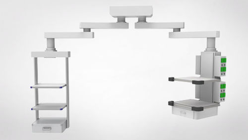 吊顶医用双悬臂 - 6040.35 - Üzümcü Hospital Equipment - 重症监护 / 带吊篮