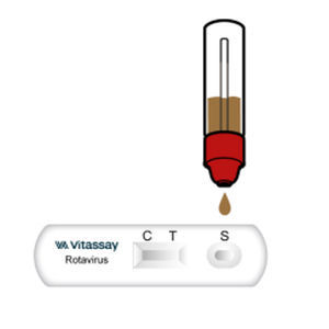 轮状病毒快速诊断检测 - VITASSAY HEALTHCARE S.L. - 传染病 / 抗原 / 粪便