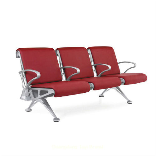 带扶手联排座椅 - SJ 9082AL - Foshan Oshujian Furniture Manufacturing Co., Ltd - 带高椅背 / 三人座