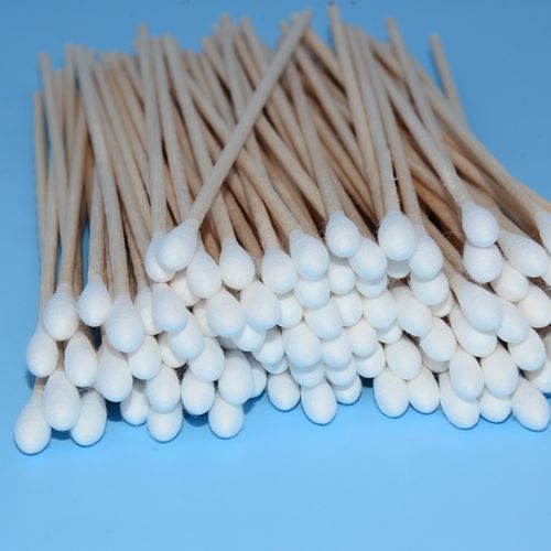 塑料拭子 - GD-102 series - Hubei Guarddent Medical Technology - 木质 / 100个每盒 / 棉质