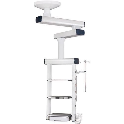 吊顶医用双悬臂 - SX-208 - Jiangsu Suxin Medical Equipment - 重症监护 / 用于手术室 / 铰接式