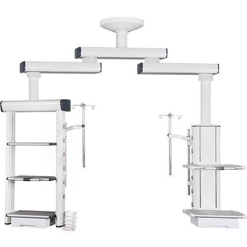 吊顶医用双悬臂 - SX-211 - Jiangsu Suxin Medical Equipment - 用于手术室 / 铰接式 / 旋转