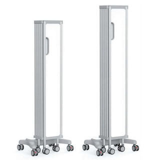 移动式医用屏风 - PS-SST22 - Hengshui Plus Medical Devices Technology Co., Ltd. - 4 板式