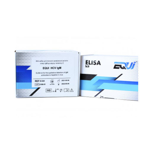 丙型肝炎快速诊断套装 - EI-025 - Equi - 免疫球蛋白M / 用于病毒 / ELISA
