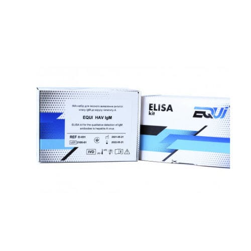 甲型肝炎快速诊断套装 - EI-031 - Equi - 免疫球蛋白M / 用于病毒 / ELISA