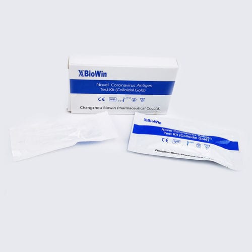 COVID-19新冠病毒快速诊断套装 - Changzhou Biowin Pharmaceutical Co., Ltd. - 抗原 / SARS-COV-2 / 冠状病毒