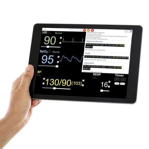 生命体征模拟器 - EmerSim - Penguin System Co.,Ltd. - 培训 / 用于急救护理 / COVID-19新冠病毒