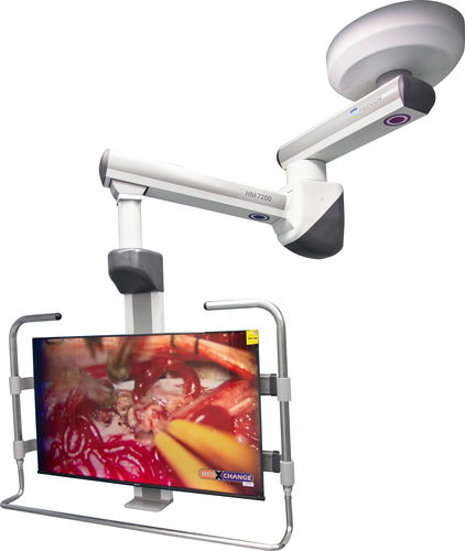关节型医用设备支架 - FY-7300DSA - Jiangsu Fuyou Medical - 用于屏幕 / 医用 / 吊顶