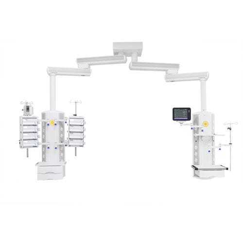 医用吊塔 - FY-6400/6300/6200 - Jiangsu Fuyou Medical - 吊顶 / 用于手术室 / 2臂式