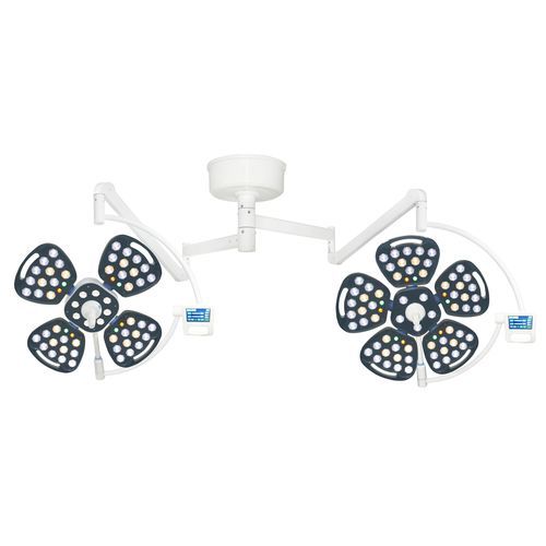 吊顶无影灯 - FY-4+5A - Jiangsu Fuyou Medical - LED / 用于手术室 / 2臂式