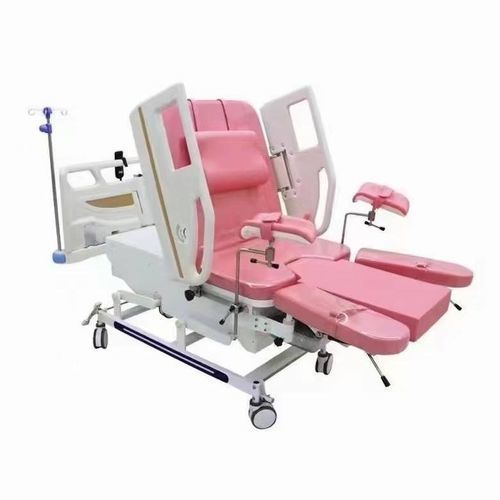 电动分娩椅 - FY-V03-C1 - Jiangsu Fuyou Medical - 轮脚 / 带腿垫