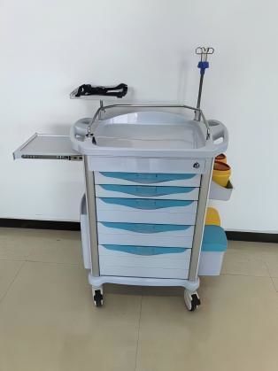 急救推车 - FY-ET750 - Jiangsu Fuyou Medical - 医院用 / 药物分配 / 不锈钢