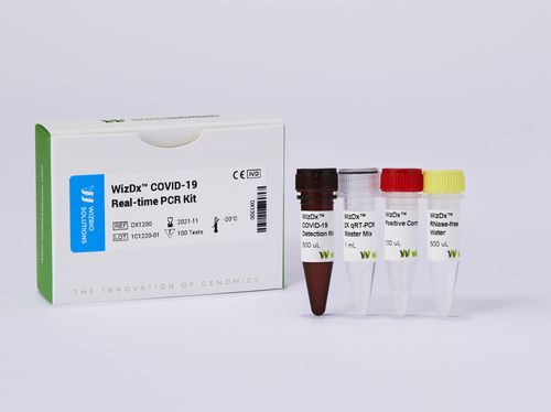 实时PCR试剂套装 - WizDx™ COVID-19 - Wizbiosolutions Inc. - 溶液 / RNA提取 / RT-PCR